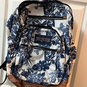 Jansport Blue Floral Backpack